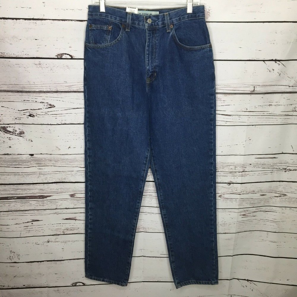 Gap Mom Jeans Classic Womens Stonewashed Jeans Slightly Tapered Loose NWT